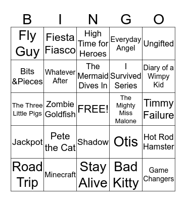 Book fair Bingo Card