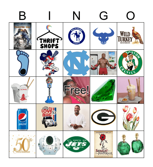 Belinda's 50th Birthday Bash Bingo Card