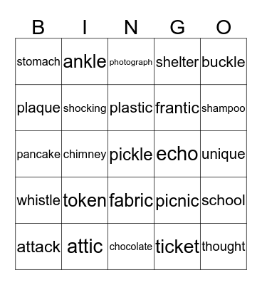 Gold 66/67 Bingo Card