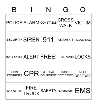 Booker T. Washington Bingo Card