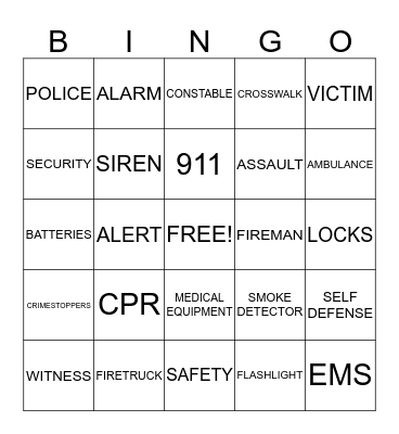 BOOKER T WASHINGTON NNO 2012 Bingo Card