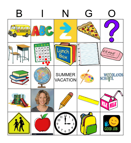 End of the Year Bingo Card