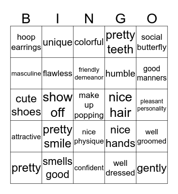Human Icebreaker Bingo Card