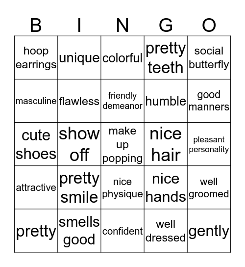 Human Icebreaker Bingo Card