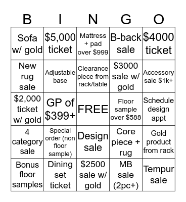 Louisville Memorial Day 2019 Bingo Card