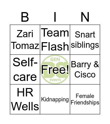 DCTVGen Bingocards Bingo Card