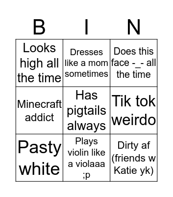 Are you Leah? Bingo Card