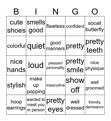 Human Icebreaker Bingo Card