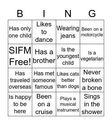 SISTERS IN FELLOWSHIP Bingo Card