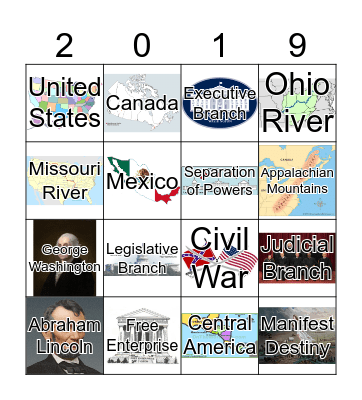 North America Loteria Bingo Card