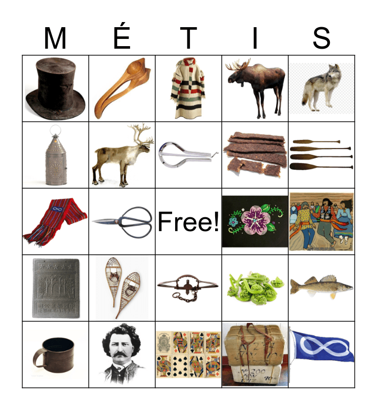 MÉTIS BINGO Card