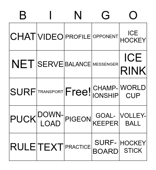 LEVEL 4 Bingo Card