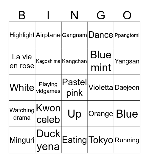 lvsinb98 Bingo Card