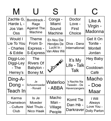 204 Bingo Card