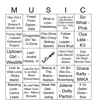 416 Bingo Card