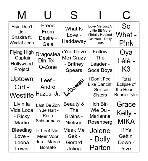 416 Bingo Card
