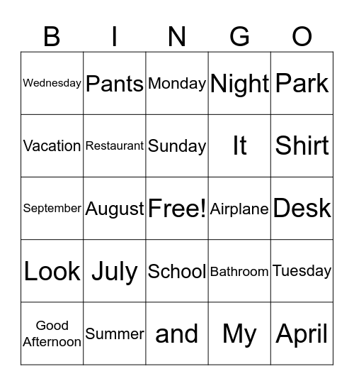 Iron Man  Bingo Card