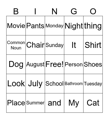 Iron Man  Bingo Card