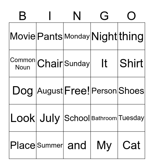 Iron Man  Bingo Card