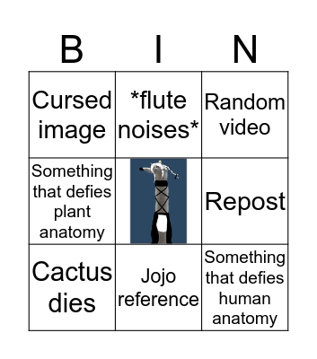 Cactus bingo Card