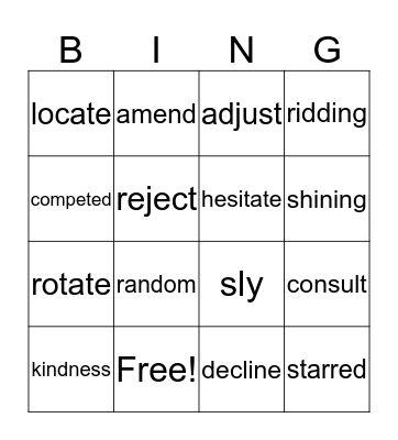 3rd Grade Unit 6 week 3 and Review Bingo Card