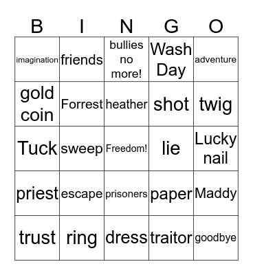 RMS 18-24 Bingo Card