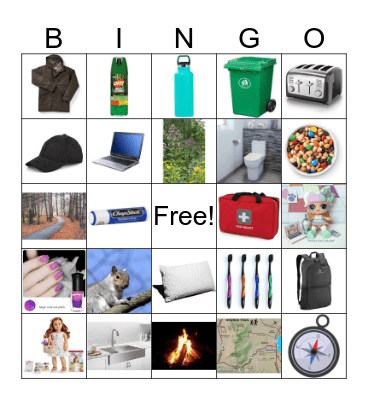 Be Prepared BINGO Card