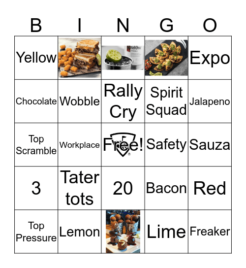 Topgolf Bingo Card