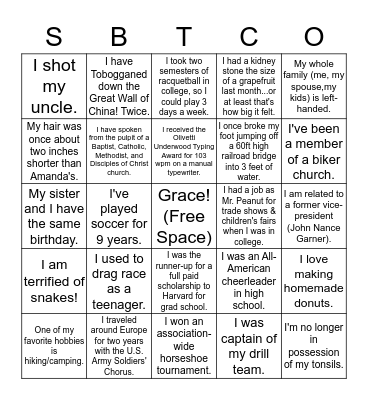 SBTC-O Bingo Card