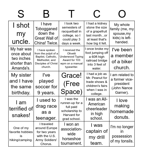 SBTC-O Bingo Card