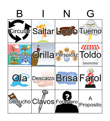 Loteria Bingo Card