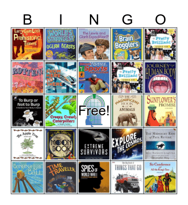 Middleton Library Bingo Card