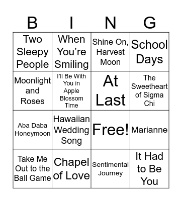 June is Busting Out All Over Bingo Card