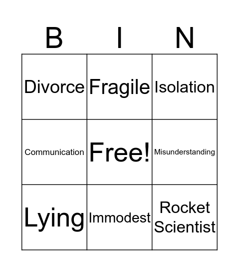 A Thousand Years of Good Prayers Bingo Card