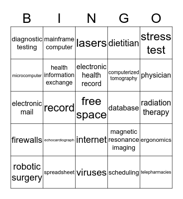 IHOC Bingo Card