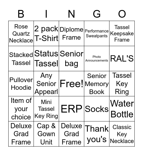 RBO Bingo Card