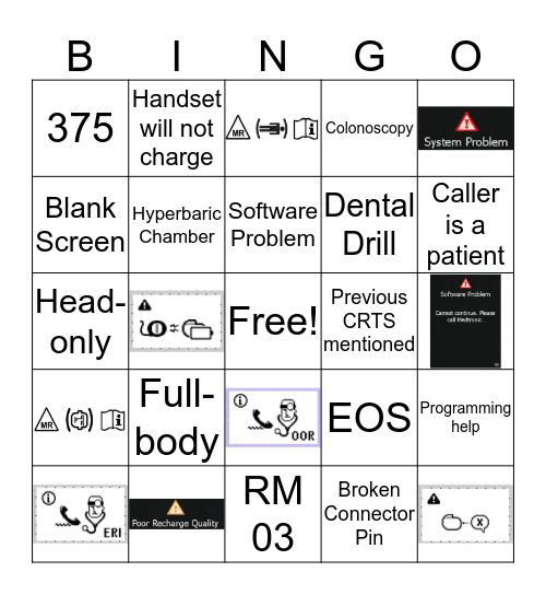 Summer Specials Card Bingo Card