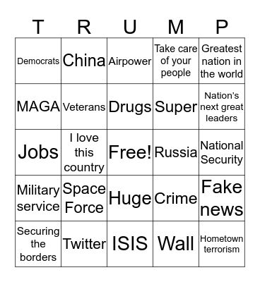 Academy Graduation Bingo Card