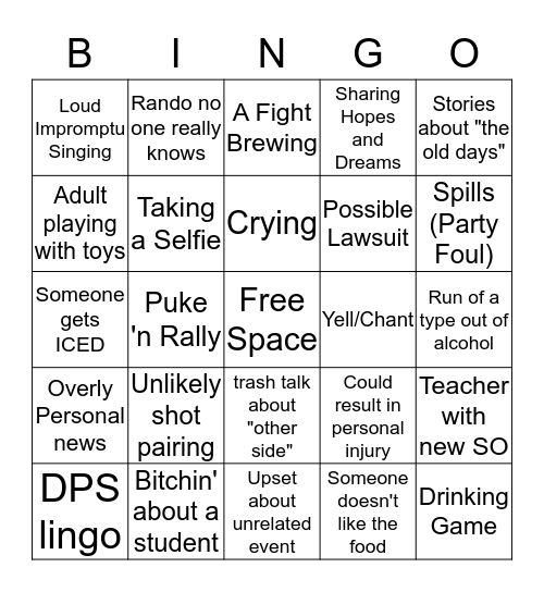 EOY BINGO Card