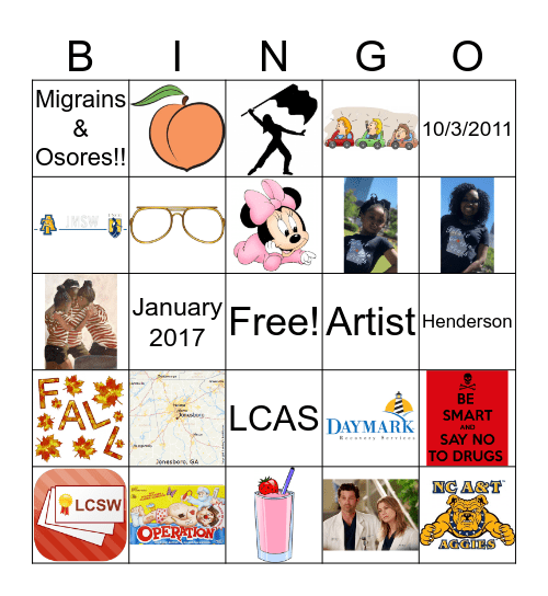 TiannaGo! Bingo Card
