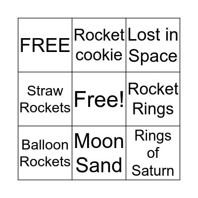 B L A S T Bingo Card