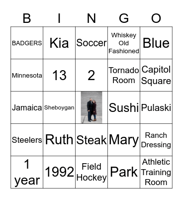 Margaret's Bridal Shower Bingo  Bingo Card