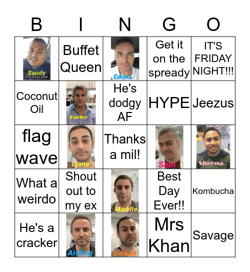 Smart Sydney Bingo Card