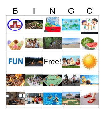 Summer FUN Bingo Card