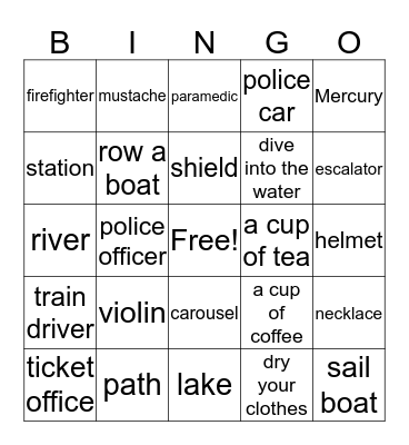 Super Minds 4 BINGO Card