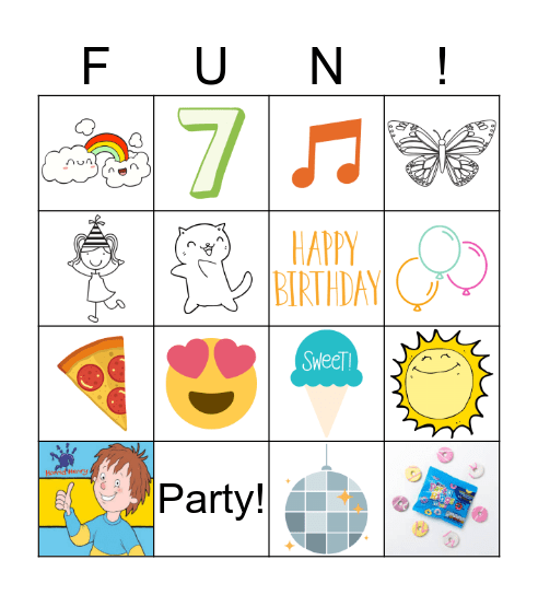 Birthday Bingo Card
