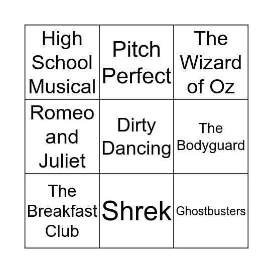 MUSIC ROUND Bingo Card