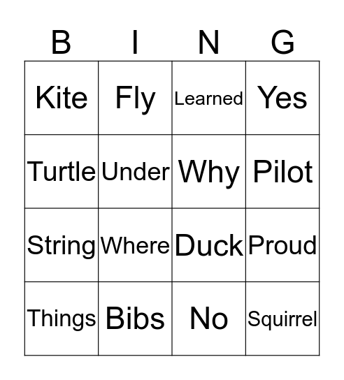 SSC2 Bingo Card