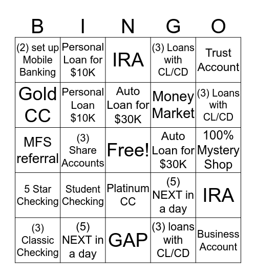 Martha Bingo Card