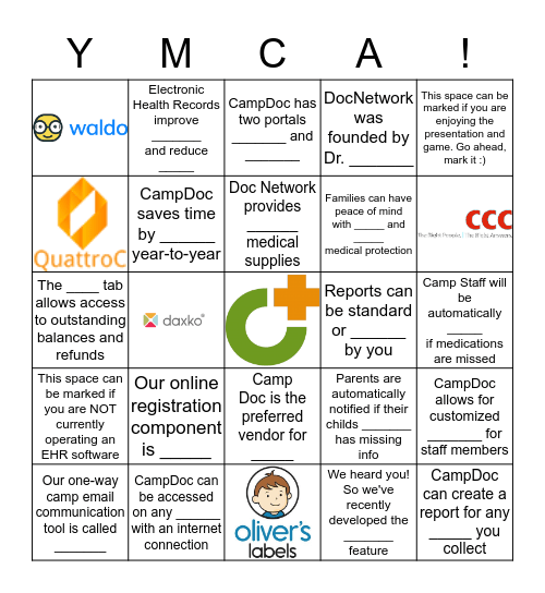 DocNetwork - General Assembly Bingo Card